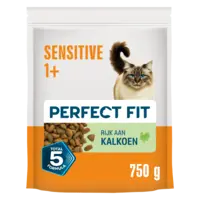 Perfect fit Kattenbrokken sensitive 1+ kalkoen