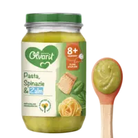 Olvarit Pasta, spinazie en zalm 8m+