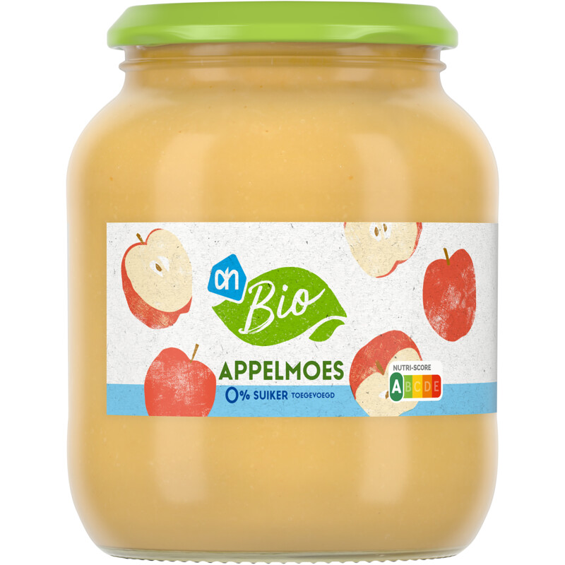 AH Biologisch Appelmoes 0% suiker toegevoegd