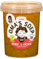 Oma's Rode linzen soep