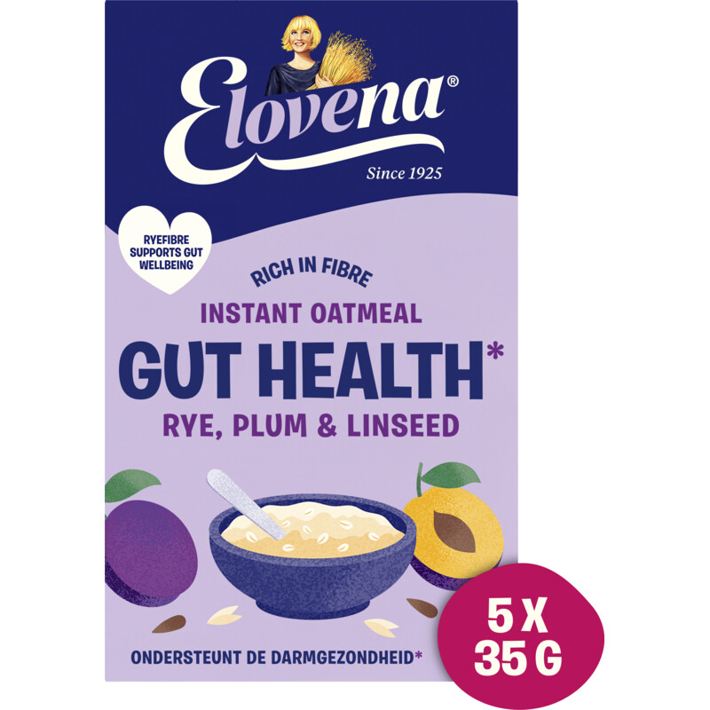Elovena Instant oatmeal gut health