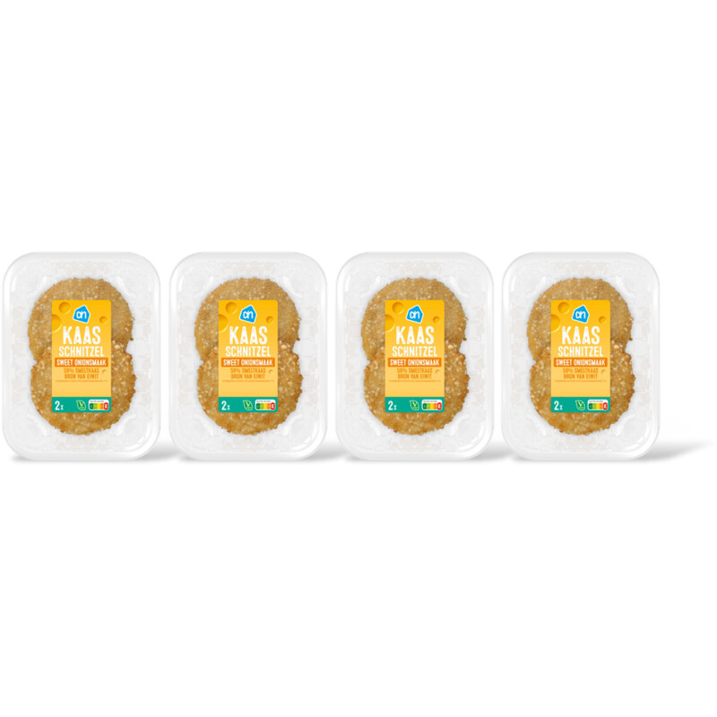 AH Vegetarische kaasschnitzel swt onion 4pk