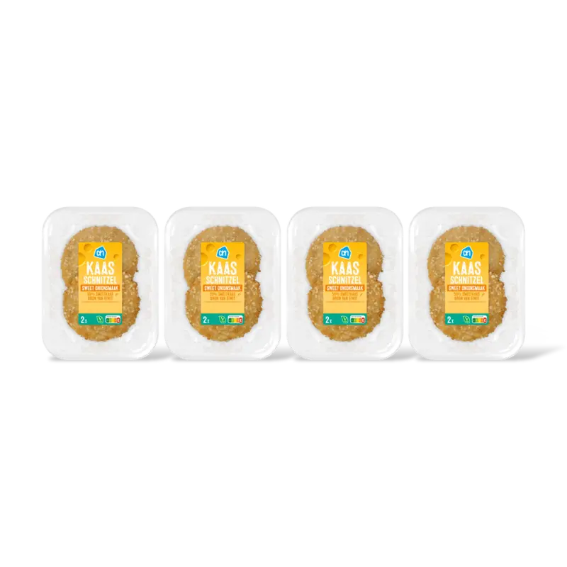 AH Vegetarische kaasschnitzel swt onion 4pk