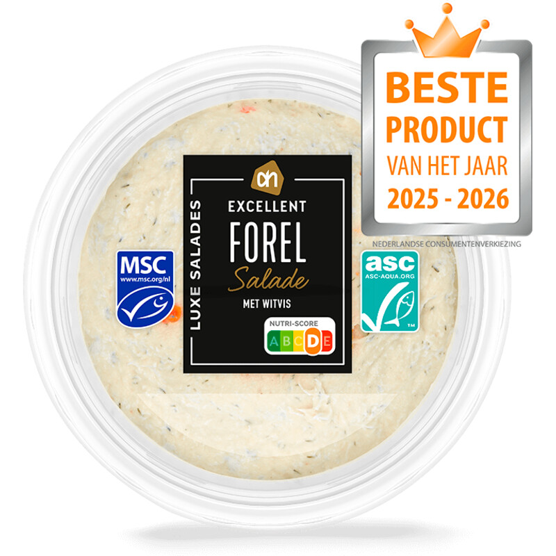 Een afbeelding van AH Excellent Forelsalade met witvis