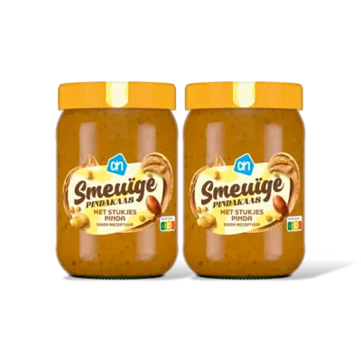 pdp-image-AH SmeuÃ¯ge pindakaas stukjes noot 2-pack