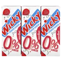 Wicky Aardbei 0% suiker 6-pack
