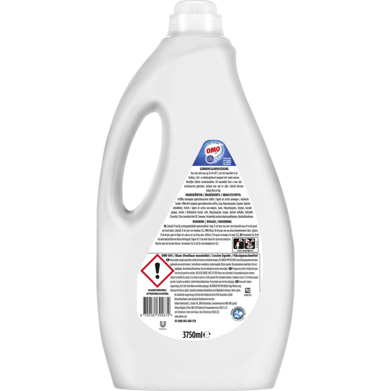 Een afbeelding van Omo Vloeibaar wasmiddel wit