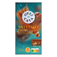 Delicata Reep melkchocolade pecan karamel zeezout
