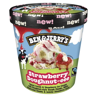 pdp-image-Ben & Jerry's Strawberry doughnut
