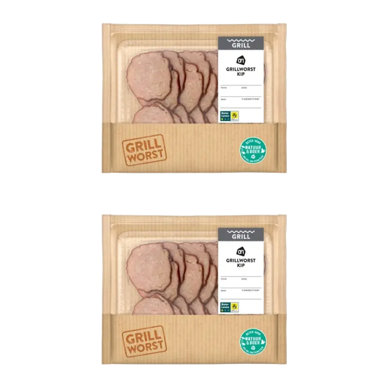 AH Grillworst kip 2-pack