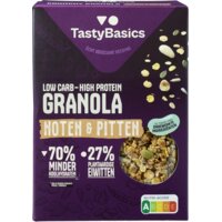 Een afbeelding van TastyBasics Low carb-high protein granola noten