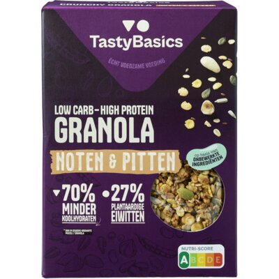 pdp-image-TastyBasics Low carb-high protein granola noten