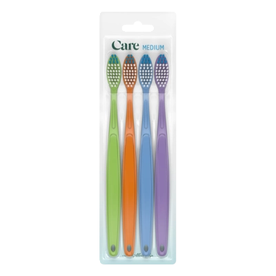 pdp-image-Care Tandenborstels medium 4 pack