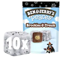 Ben & Jerry's Peaces brookies & cream