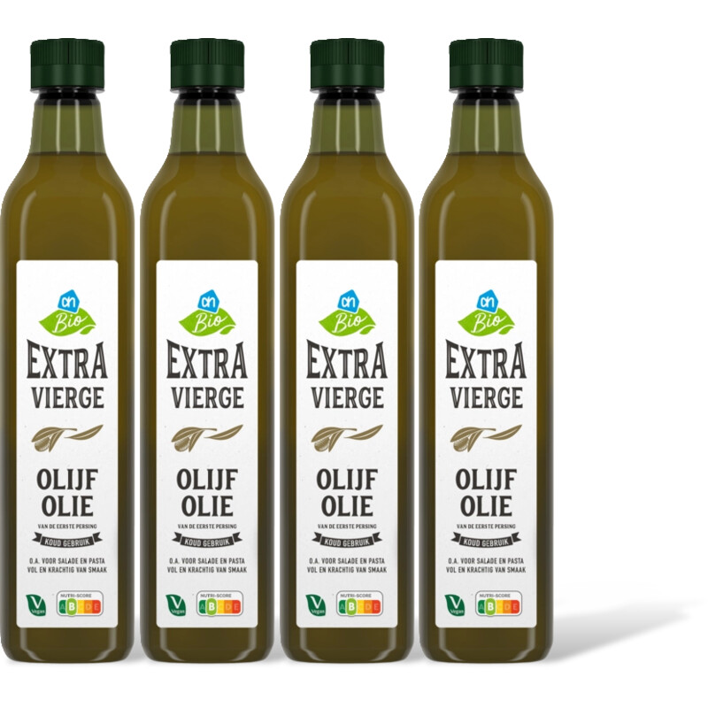AH Biologisch Olijfolie extra vierge 4 pack