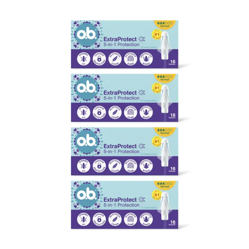 o.b. Extra Protect Normal 4-pack