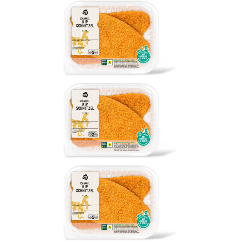 AH Scharrel kipschnitzel 2 stuks 3-pack