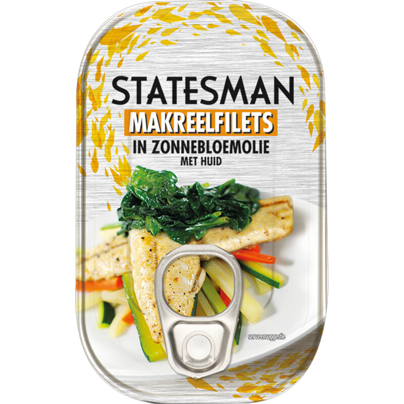 Een afbeelding van Statesman Makreelfilets in zonnebloemolie