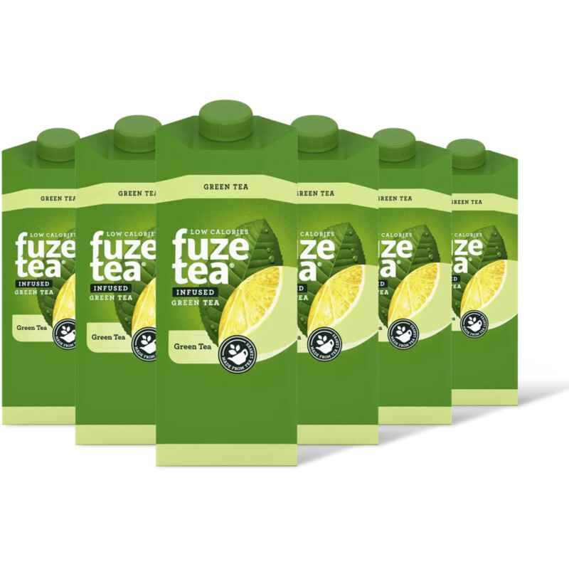 Fuze Tea Green ice tea 6-pack
