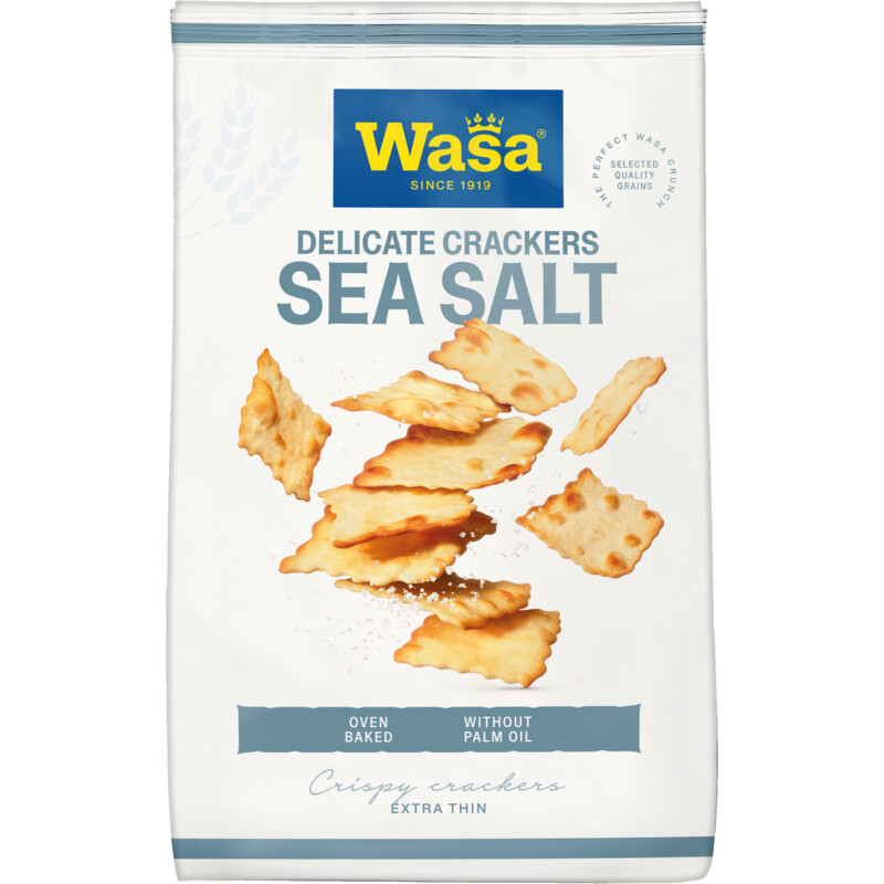 Een afbeelding van Wasa Delicate crackers sea salt