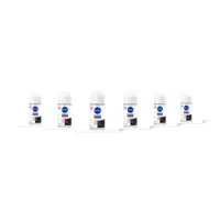 NIVEA Black & white original deo roller 6-pack