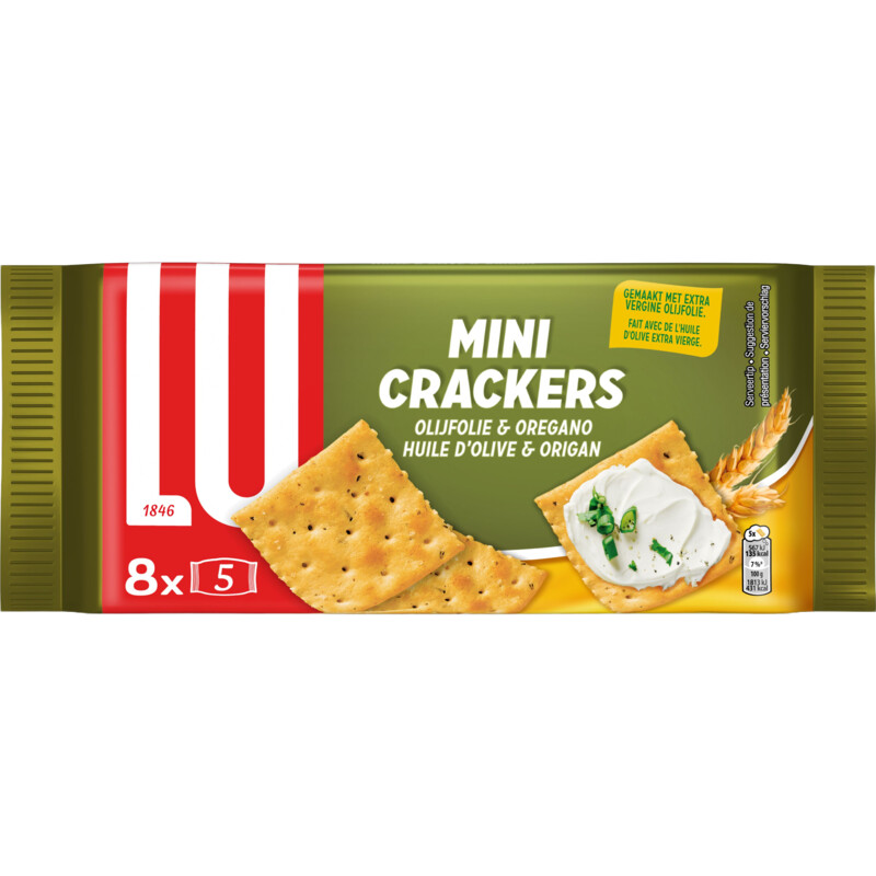 Een afbeelding van LU Mini crackers olijfolie & oregano