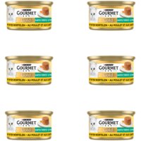 Gourmet Gold hartig torentje kip & wortel 6-pack