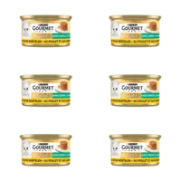 Gourmet Gold hartig torentje kip & wortel 6-pack