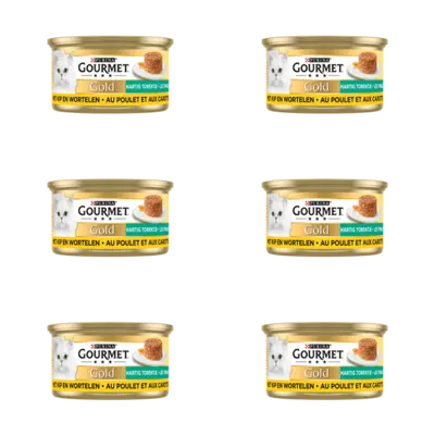 pdp-image-Gourmet Gold hartig torentje kip & wortel 6-pack