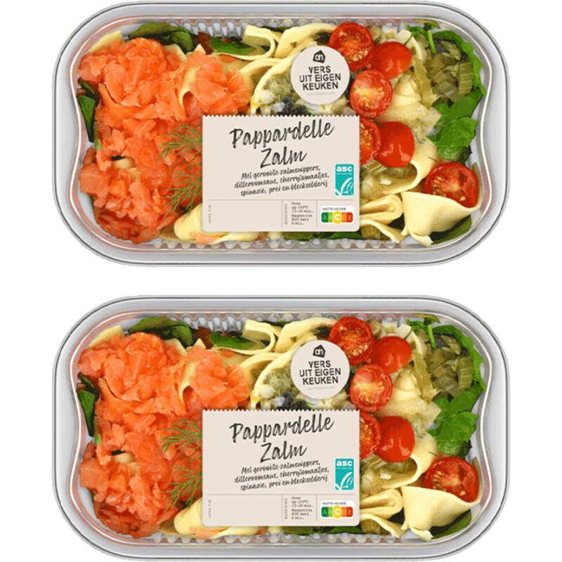 Een afbeelding van AH Verse pappardelle zalm 2-pack