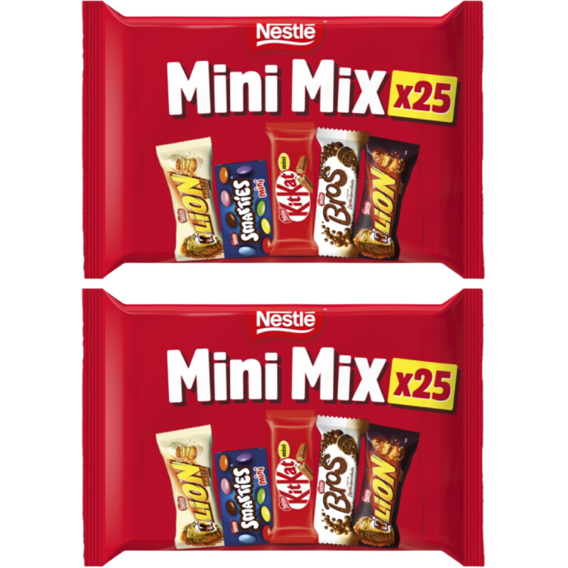 Een afbeelding van Nestlé Mini's uitdeelzak 2-pack