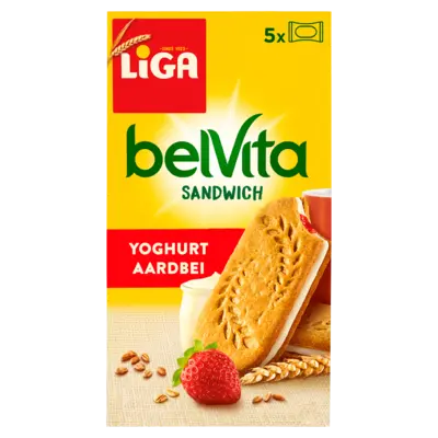 pdp-image-Liga Belvita sandwich yoghurt aardbeiensmaak