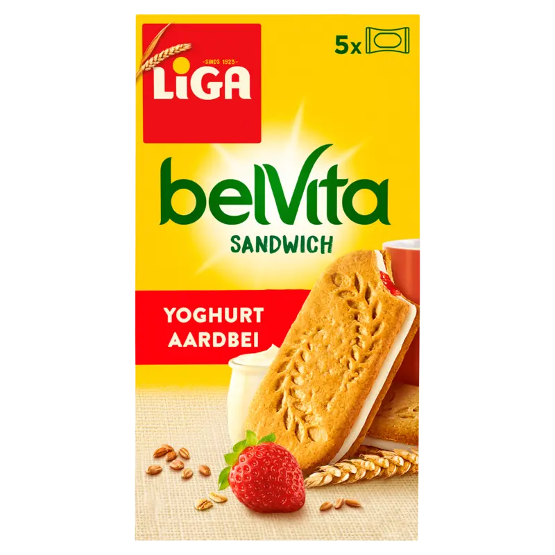 Liga Belvita yoghurt-aardbei
