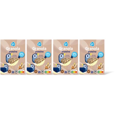 pdp-image-AH Granola protein 0% toegevoegd suiker 4pk