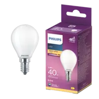 Philips Led fil kogel mat E14 40W
