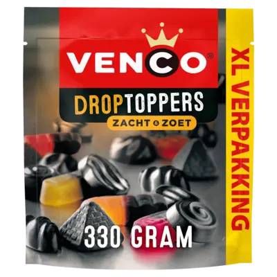 pdp-image-Venco Droptoppers zacht & zoet XL