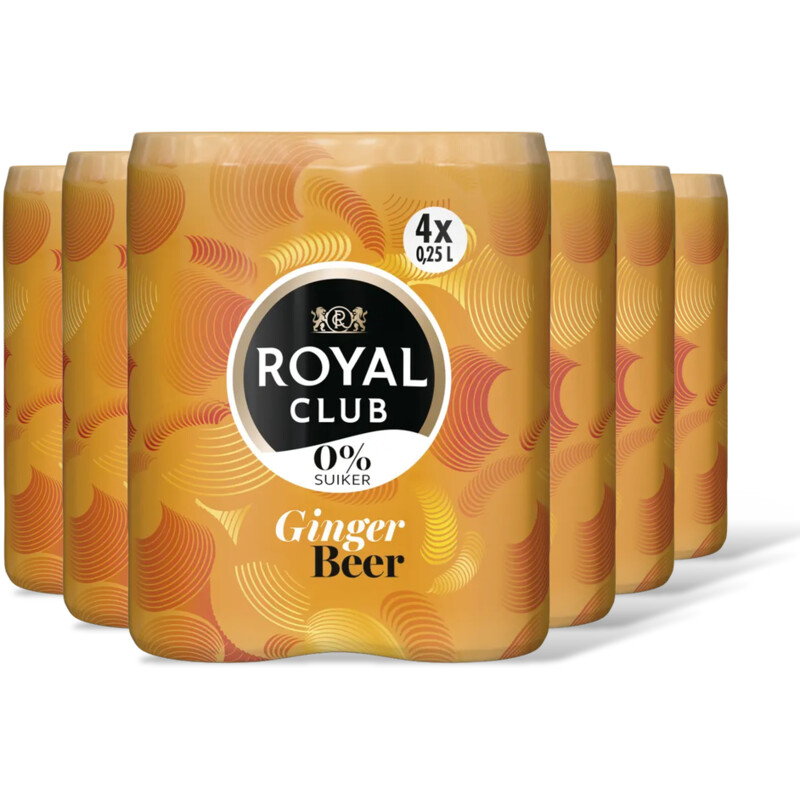 Royal Club Ginger beer 0% suiker 24-pack