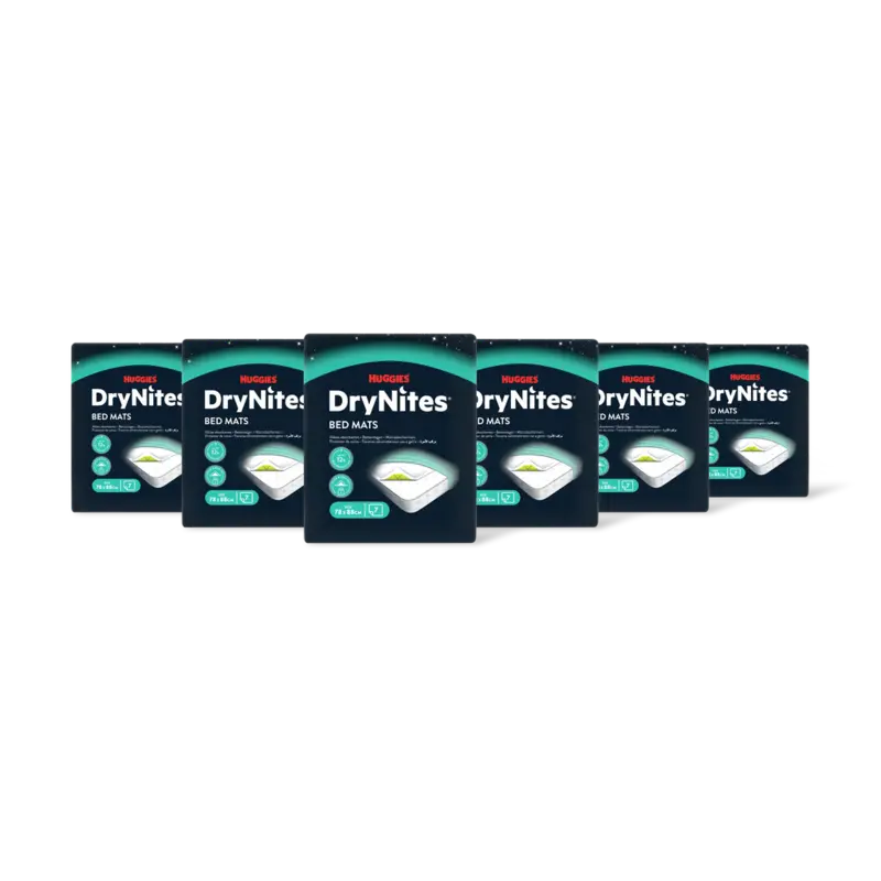 DryNites bed mats 6-pack