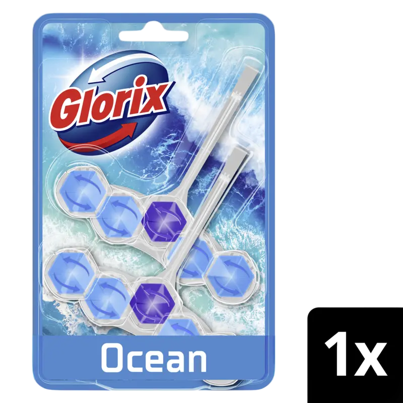 Glorix Power5 ocean duo pack wc-blok 2-pack