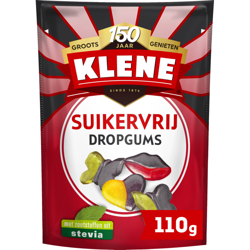 Klene Suikervrij dropgums