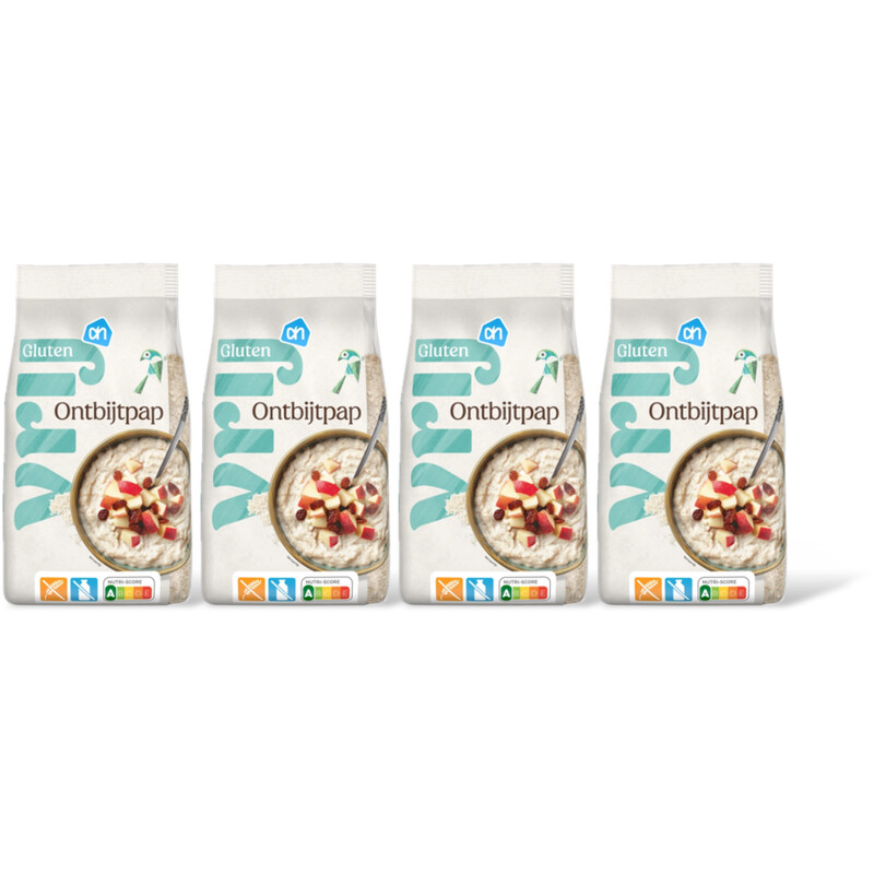 AH Glutenvrij Ontbijtpap 4-pack