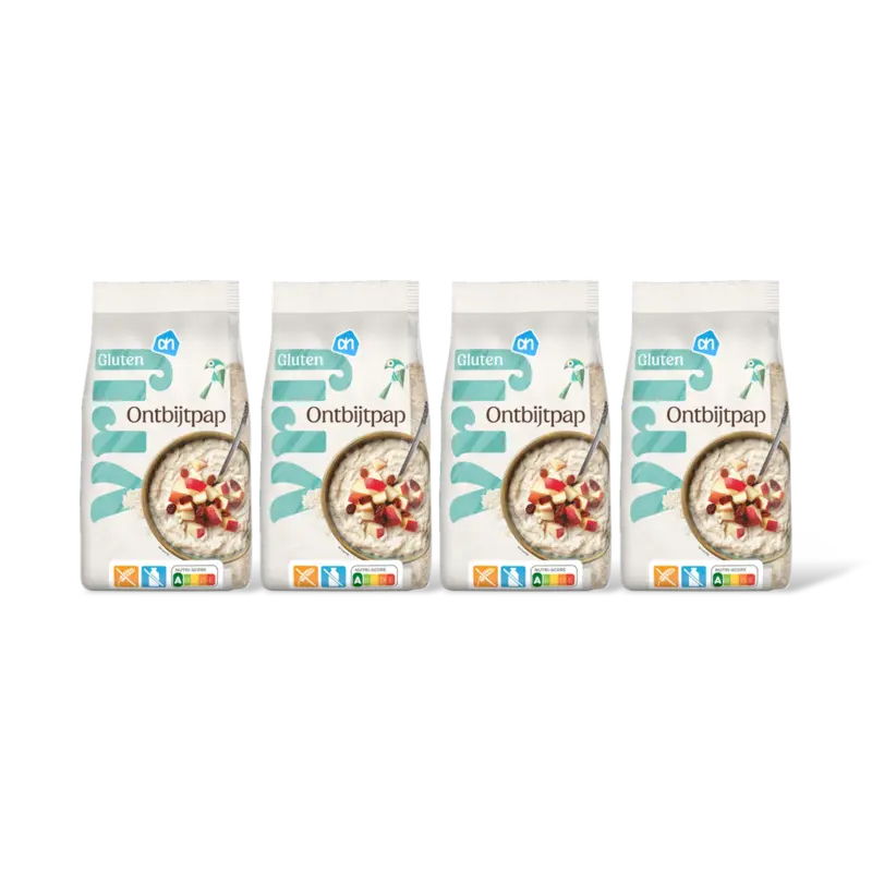 AH Glutenvrij Ontbijtpap 4-pack