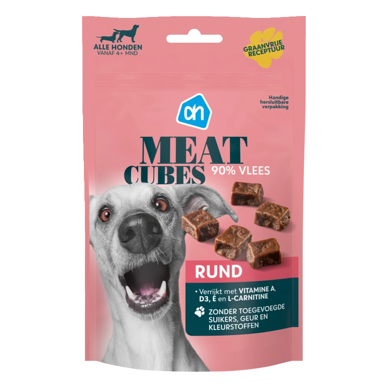 Meat cubes rund