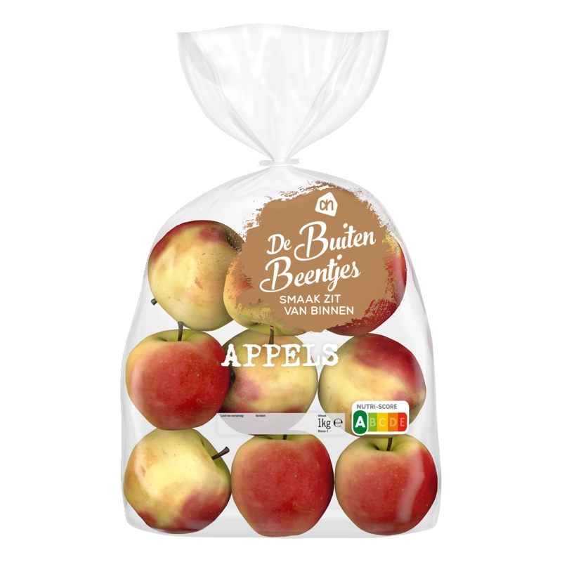 Buitenbeentjes appel zak