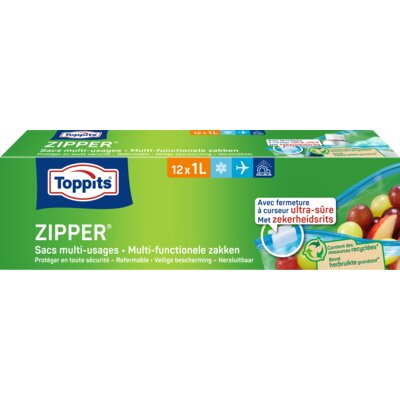 pdp-image-Toppits Zipper multi-functionele zakken 1 liter