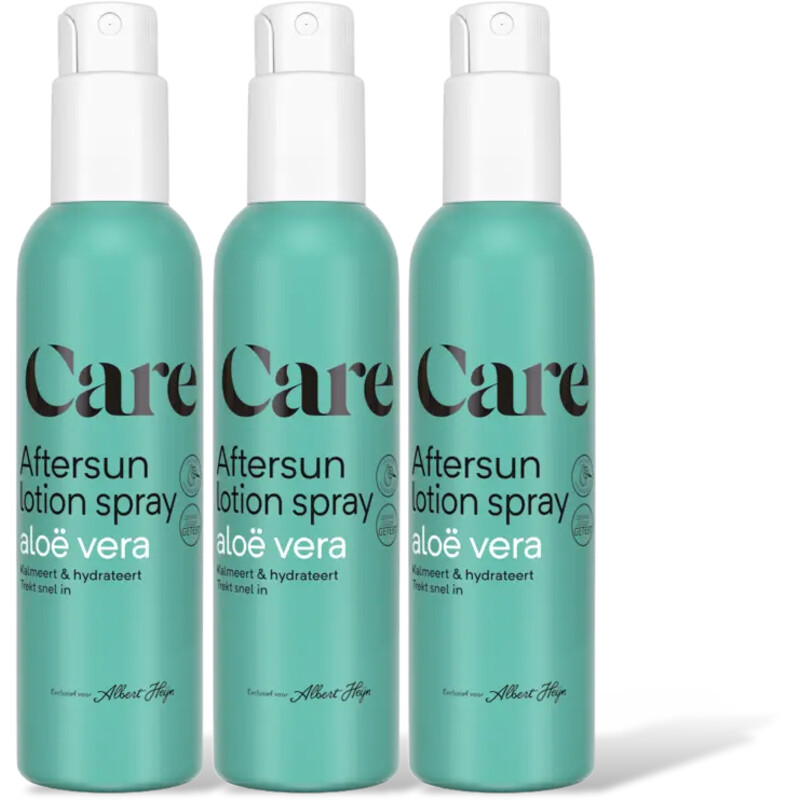 Care Aftersun lotion spray aloÃ« vera 3-pack