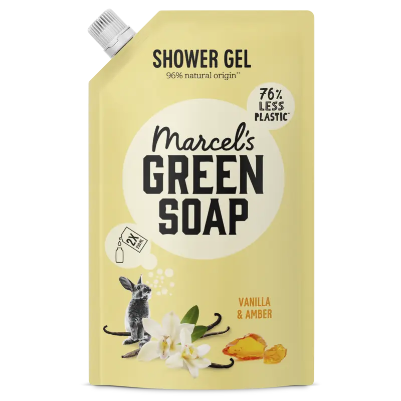 Marcel's Green Soap Vanille & amber shower gel refill