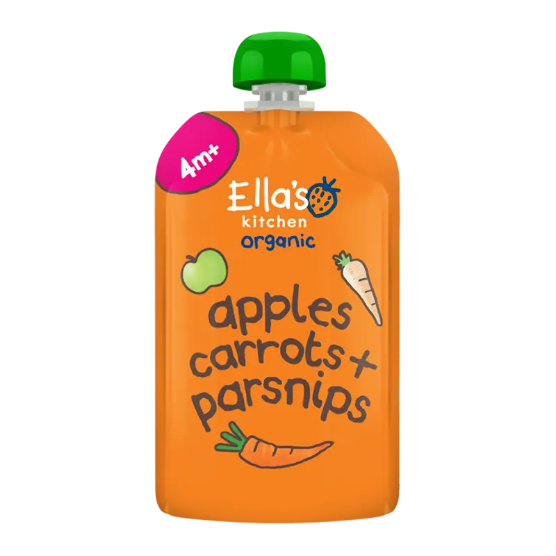 Fruithapje appel, wortel & pastinaak 4+ mnd