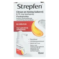 Strepfen Keelspray citroen & honing