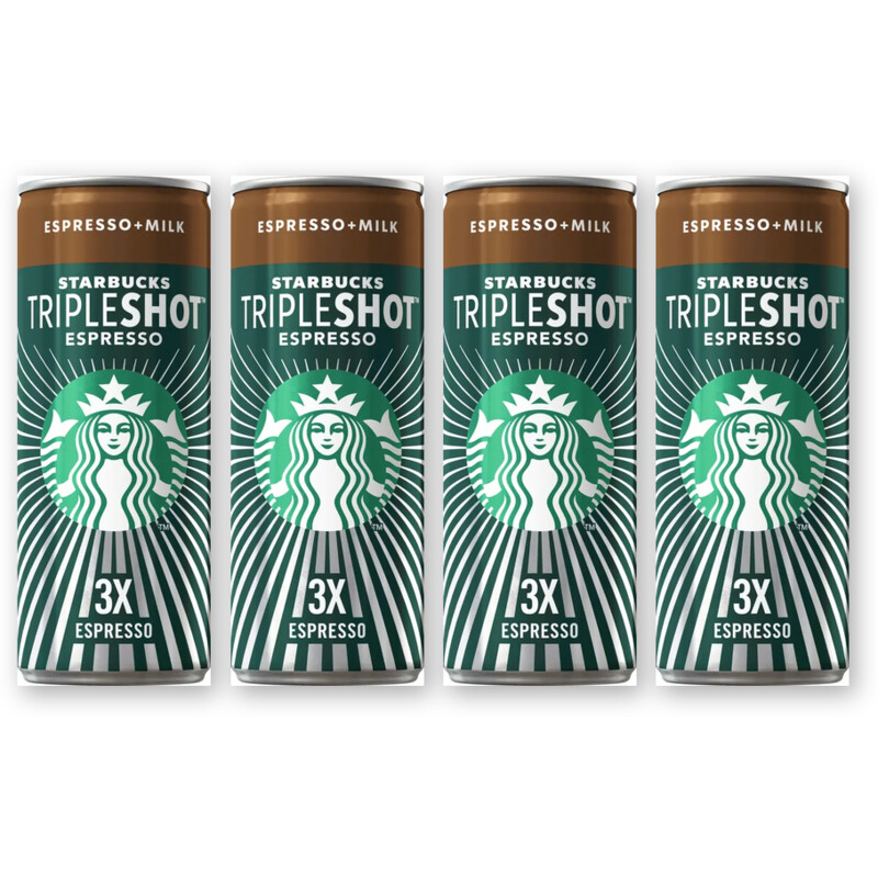 Starbucks Tripleshot espresso gst 4-pack